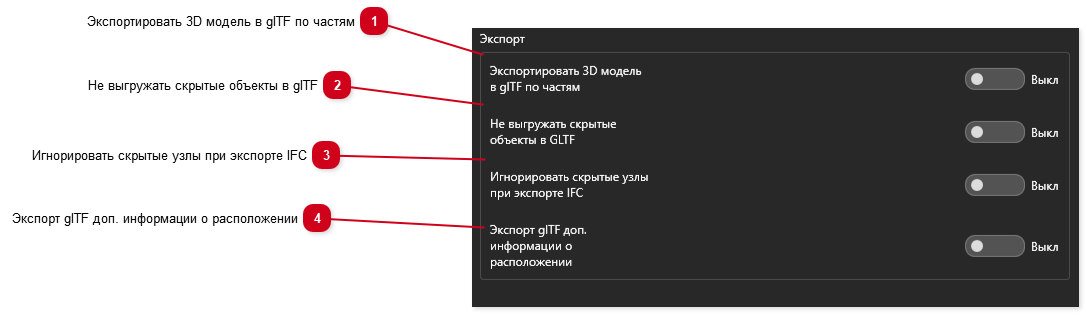 11.10. Экспорт