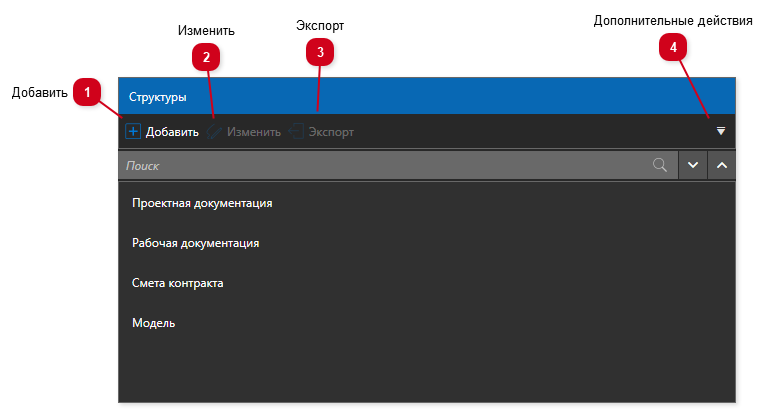 5.2.1. Добавление структуры